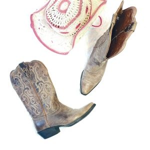 《Justin Boots》 Cowgirl Boots Genuine Leather